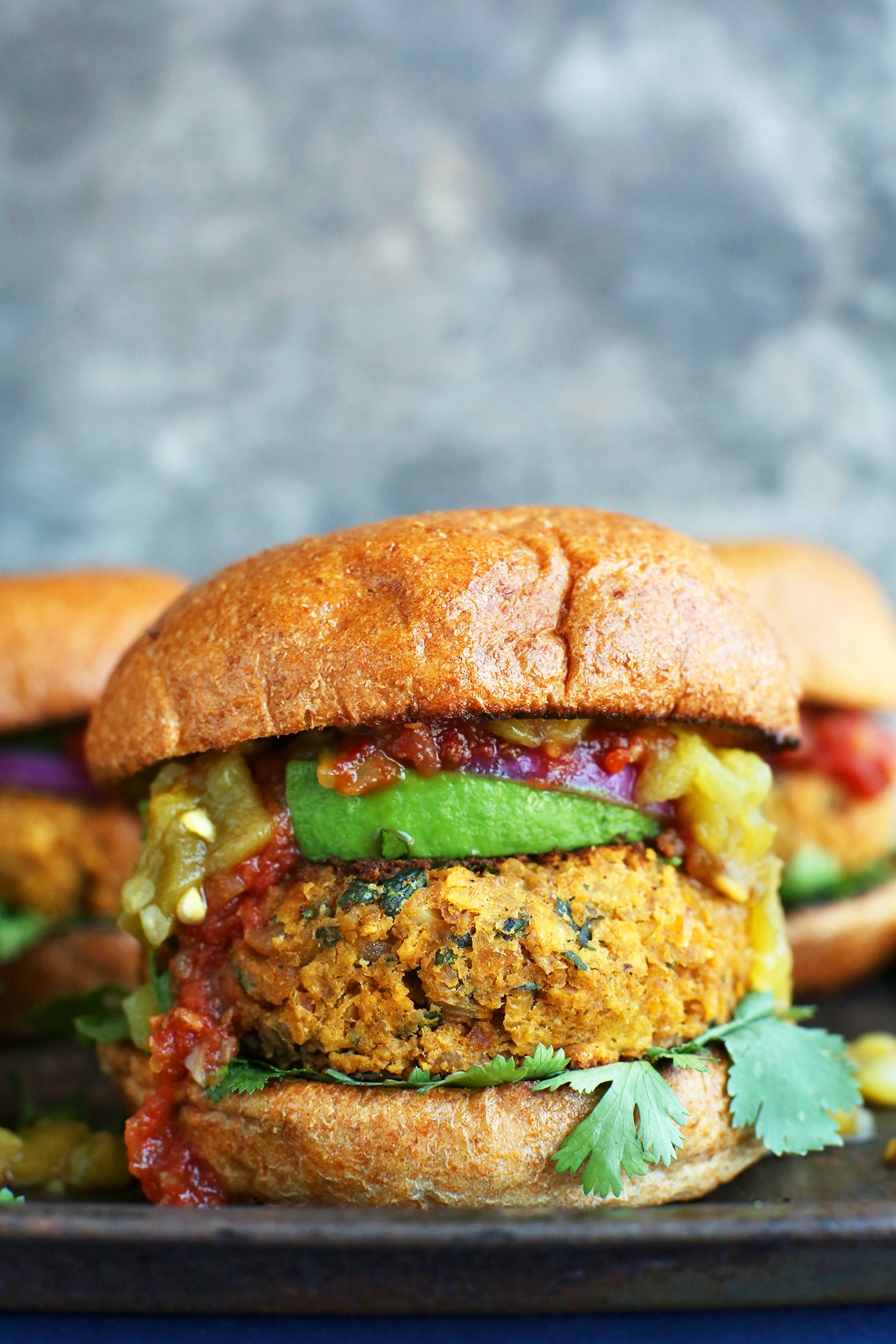 amazing-30-minute-green-chili-veggie-burgers-tender-flavorful-subtly-spiced-and-so-satisfying-vegan-glutenfree-recipe-mexican-healthy-minimalistbaker-easy